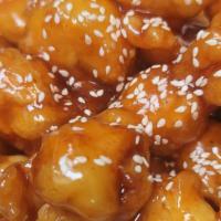 Sesame Chicken · #1 selling chicken, tender juicy chicken breast coated with our famous sesame sauce