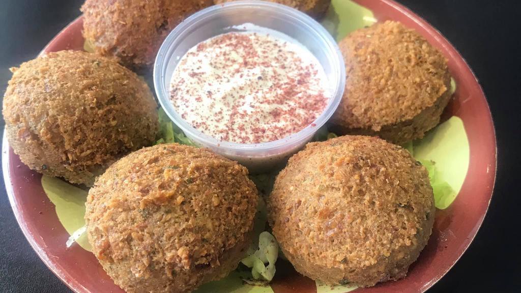Classic Falafel · (6.Pcs) Fried balls of Chickpeas and herbs