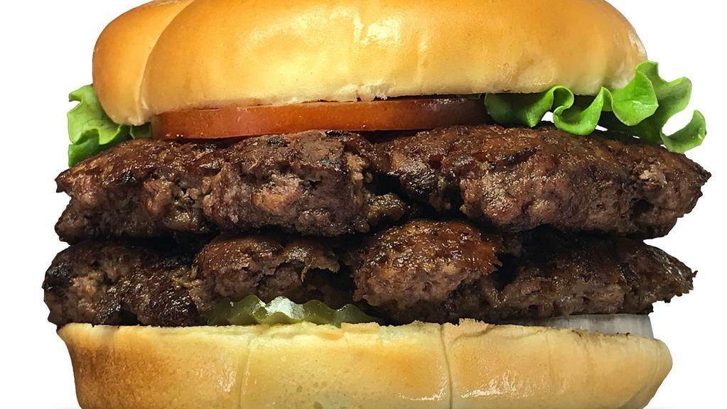 Double Burger · A double patty burger served your way.