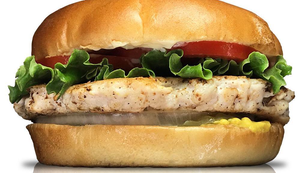 Single Grilled Chicken Sandwich · A single juicy chicken breast sandwich served your way.