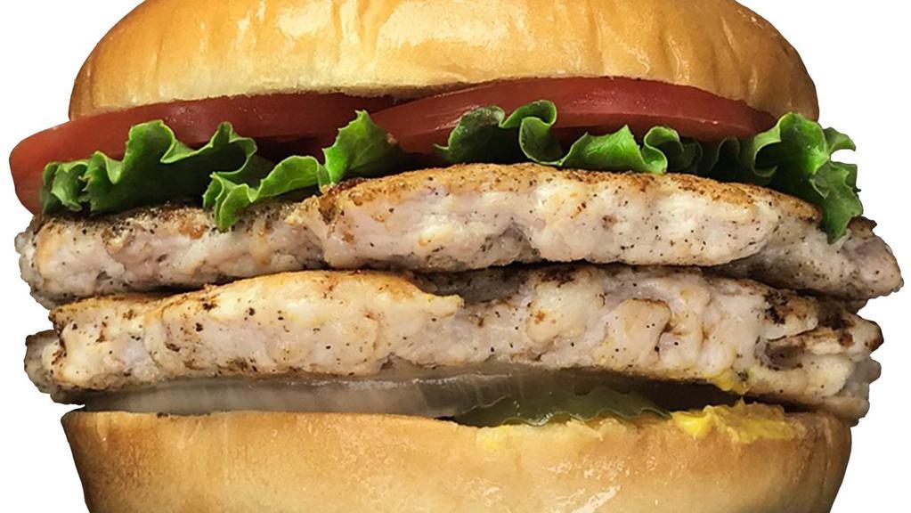 Double Grilled Chicken Sandwich · A double juicy chicken breast sandwich served your way.