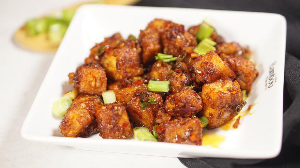 Paneer · Spicy.  Served with your choice of sauce.