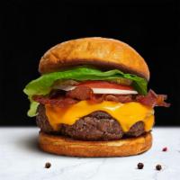 Bacon Wonderland  · Loads of crispy bacon on a house-made, third pound seasoned patty, perfectly cooked to mediu...