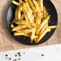 Feelin' So Fry · Idaho potato fries cooked until golden brown & garnished with salt