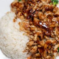 Chicken Teriyaki With Steamed Rice · Hibachi Grilled Chicken Teriyaki served with Steamed White Rice