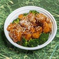 Sesame Chicken · Chunks of chicken sauteed with special sauce in sesame.