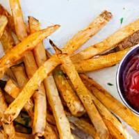 Seasoned Fries · Fried potatoes. add-ons for an additional charge.