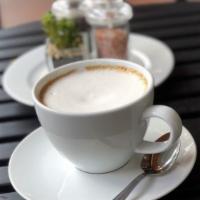 Macchiato Latte · 2oz of espresso over iced or steamed  milk
add any flavor, topping or substitute milks
