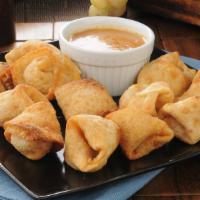 Crab Rangoon · 8 fried wontons filled with crab and cream cheese.