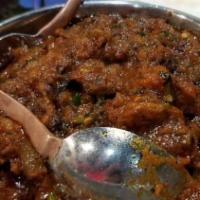 Gongura Goat · Gongura mamsam is a spicy lamb curry with the distinctive taste of it main ingredient gongur...