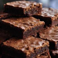 Triple Chocolate Brownie (2) · Chewy chocolate brownie with chocolate chunks, chocolate chips and dark Dutch chocolate. Sol...