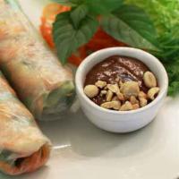 Fresh Spring Rolls( Summer Rolls) · Rice paper wrapped with meat choices, rice noodle, lettuce, cucumber, carrot, daikon, served...