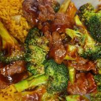 Beef With Broccoli With Soup (Lunch) · 