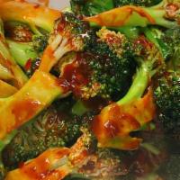 Broccoli With Garlic Sauce · Hot and spicy.