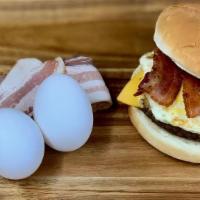 Bacon Egg And Cheese Burger  · Our Signature Whatta Cheese Burger Made With Eggs, Bacon  Cheese, Hamburger Patty, Mayo, Mus...