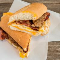 Hungry Man Special · 3 eggs*, ham, bacon, sausage & cheese