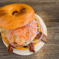 E*.C. Burger* (1/3 Lb) · Bacon, Egg* & Cheese Burger