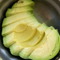Avocado · sliced avocado half