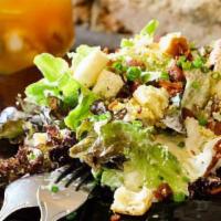 Blackened Caesar Salad  · Blackened Alaskan salmon, shrimp or chicken on romaine lettuce tossed in creamy Caesar dress...