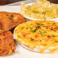 Cajun Honey Fried Chicken · Your choice of dark or white 24 hour brined chicken fried to perfection drizzled with sweet ...
