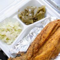 Fried Croaker - Dinner · Served with two sides.