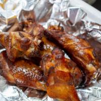 Smoked Chicken Wings & Fries · 
