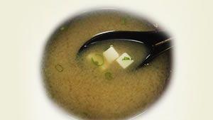Miso Soup · Soybean-based soup, tofu, and seaweed.