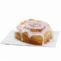 Cinnamon Roll · A warm, freshly baked Cinnamon Roll topped with sweet, melty icing.