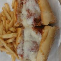Chicken Parmigiana · with Sauce & Cheese