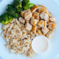 Hibachi Chicken (White Meat) · Served with onions zucchini and your choice of fried rice white rice or soba noodles. includ...
