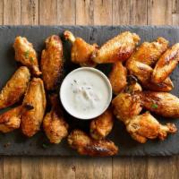 24 Pcs Chicken Wings · Classic Buffalo style chicken wings, in a choice of mild, medium or hot sauce
