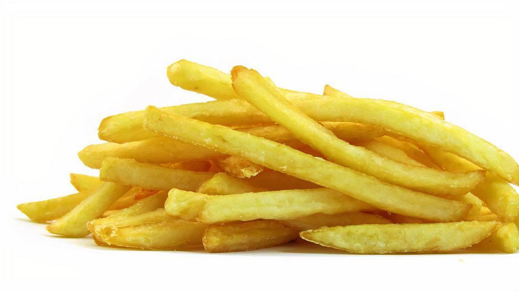 French Fries · Our delicious french fries are deep-fried 'till golden brown, with a crunchy exterior and a light fluffy interior.