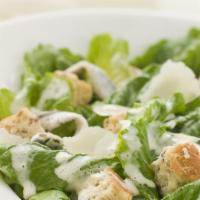 Caesar Salad · Romaine lettuce, croutons and shredded Parmesan cheese.