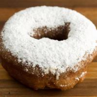 Funnel Cake · Our yellow cake donut that is tossed in powdered sugar.  It tastes so much like a funnel cak...