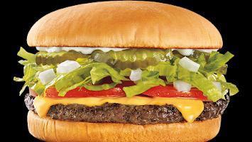 Sonic® Cheeseburger · Mayo and Ketchup, Lettuce,Pickles, Tomato, Onions comes with cheese.