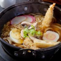 Japanese Seafood Udon Soup · 