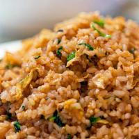 House Fried Rice · Chicken, beef, and shrimp