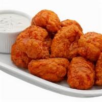 Napoli Boneless Wings · Crispy chicken wing without bones dipped in a sauce you choose.
