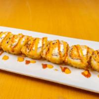 Kentucky Roll · Deep-fried. Spicy crab meat and cream cheese.