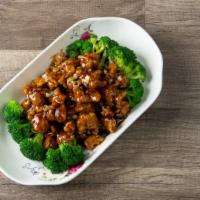 General Tso'S Chicken · Spicy. Chunks of chicken done to crispy sauteed with our chef's special hot pepper sauce wit...