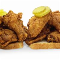 Winglets (12 Pieces) & Side (2) · It's our flats and drums. Fried crispy and tender on the inside with your choice of flavor. ...