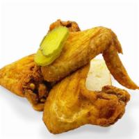 3 Whole Wings And One Side · Enjoy our 3 huge jumbo wings. Deep fried to golden perfection with a great crunch. With your...