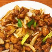 Mongolian Chicken / 蒙古雞 · Spicy.