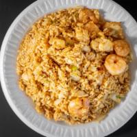 Combo Fried Rice · Chicken and shrimp or chicken and beef white meat.