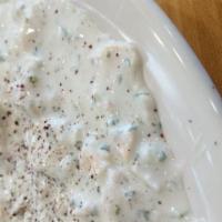 Shafout · A chilled, savory, yoghurt based salad dish made with lahouh, a spongy, sourdough bread. Two...