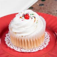 Almond I Do Jumbo Cupcake · Our famous wedding cupcake. Scratch baked white almond cake and white almond buttercream. Co...