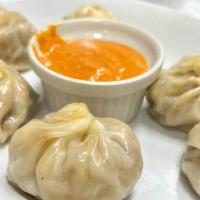 Vegetable Mo:Mo · Himalayan style dumplings stuffed with vegetables