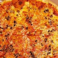 Nonna'S Pizza (X-Large) · Thin crust, lightly topped with mozzarella, minced garlic, olive oil, oregano + our Nonna's ...