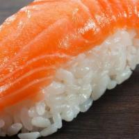 Sake (Salmon) · Eating raw or undercooked meats, seafood, and shellfish may cause severe illness, especially...