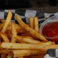 Basket Of French Fries · A basket of crispy “Skinny Fries” cooked and seasoned to perfection!  Ask for them 